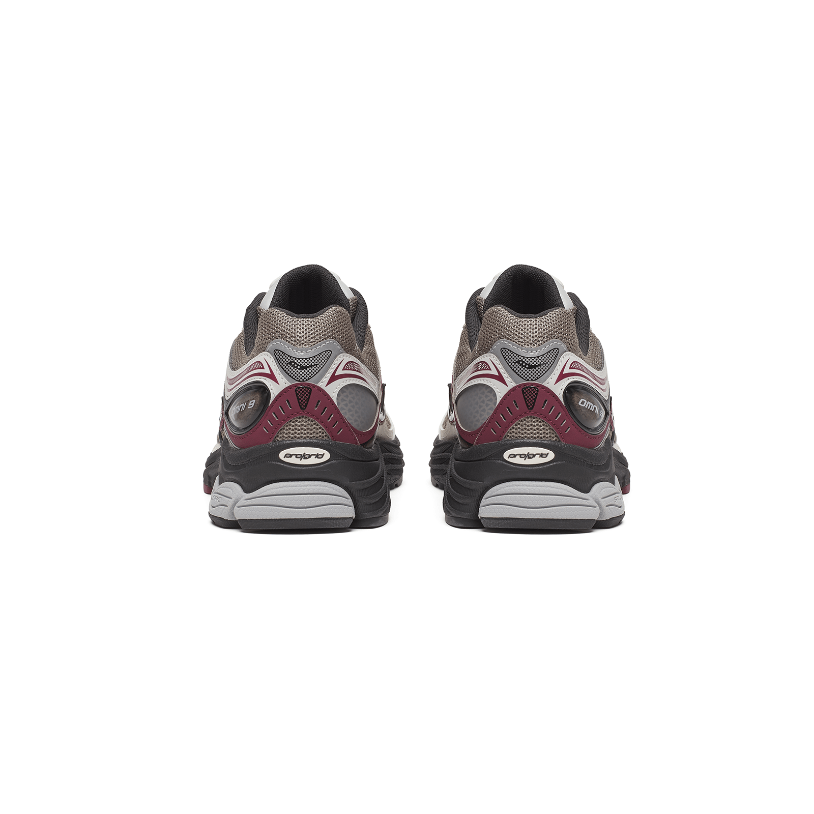 Saucony Progrid Omni 9 Tan/Maroon - ADV Store