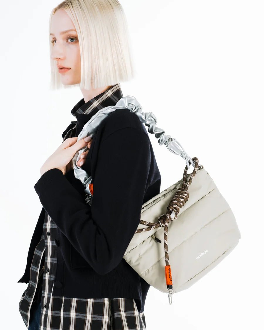 Topologie Wares Bags Besace Taupe Puffer - @dv