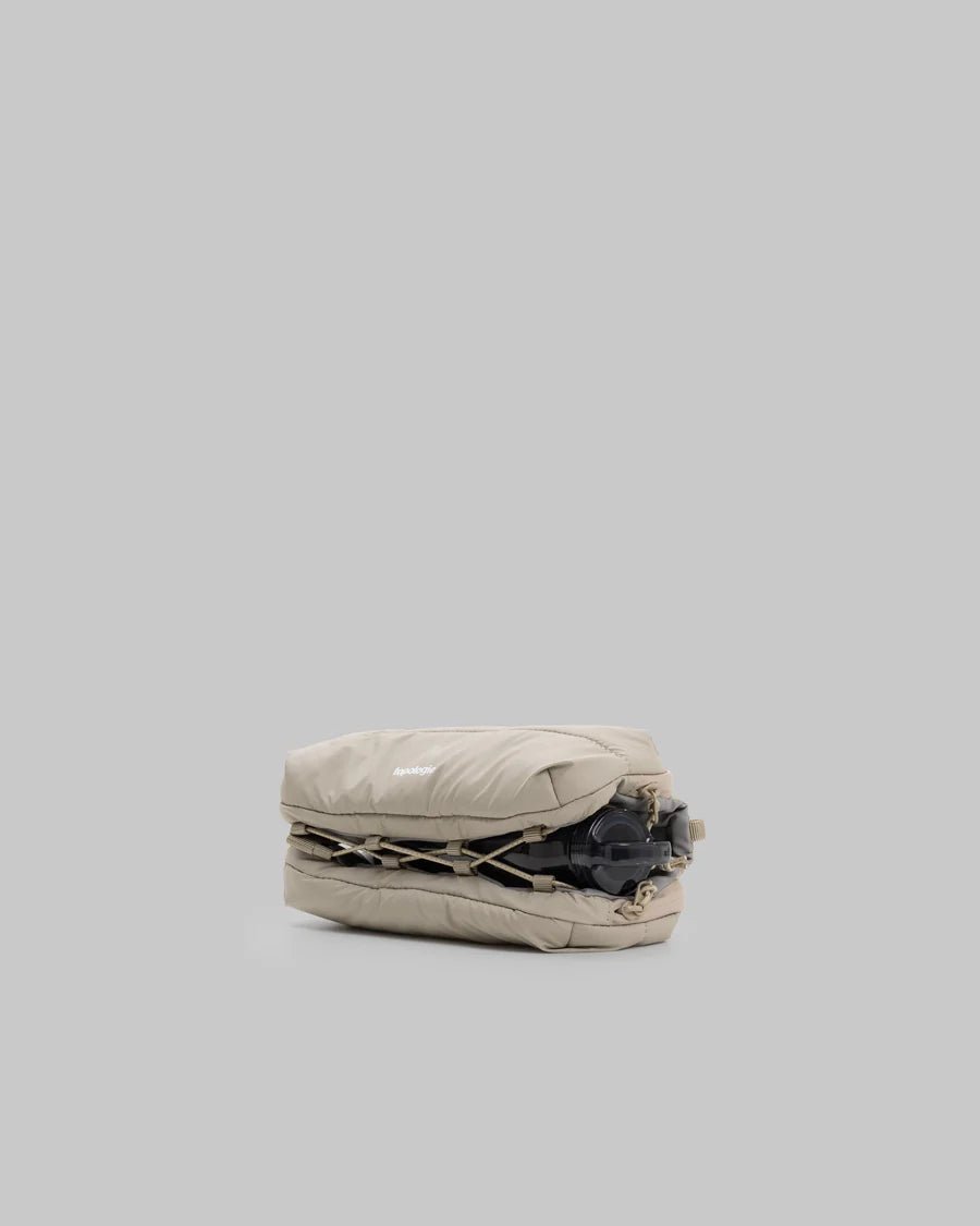 Topologie Wares Bags Bottle Sacoche Medium Taupe Puffer - @dv