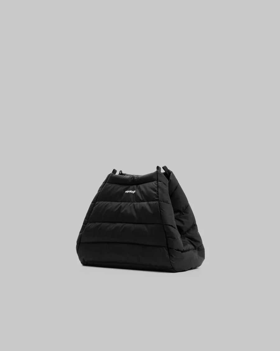 Topologie Wares Bags Marche Tote Medium Black Puffer - @dv