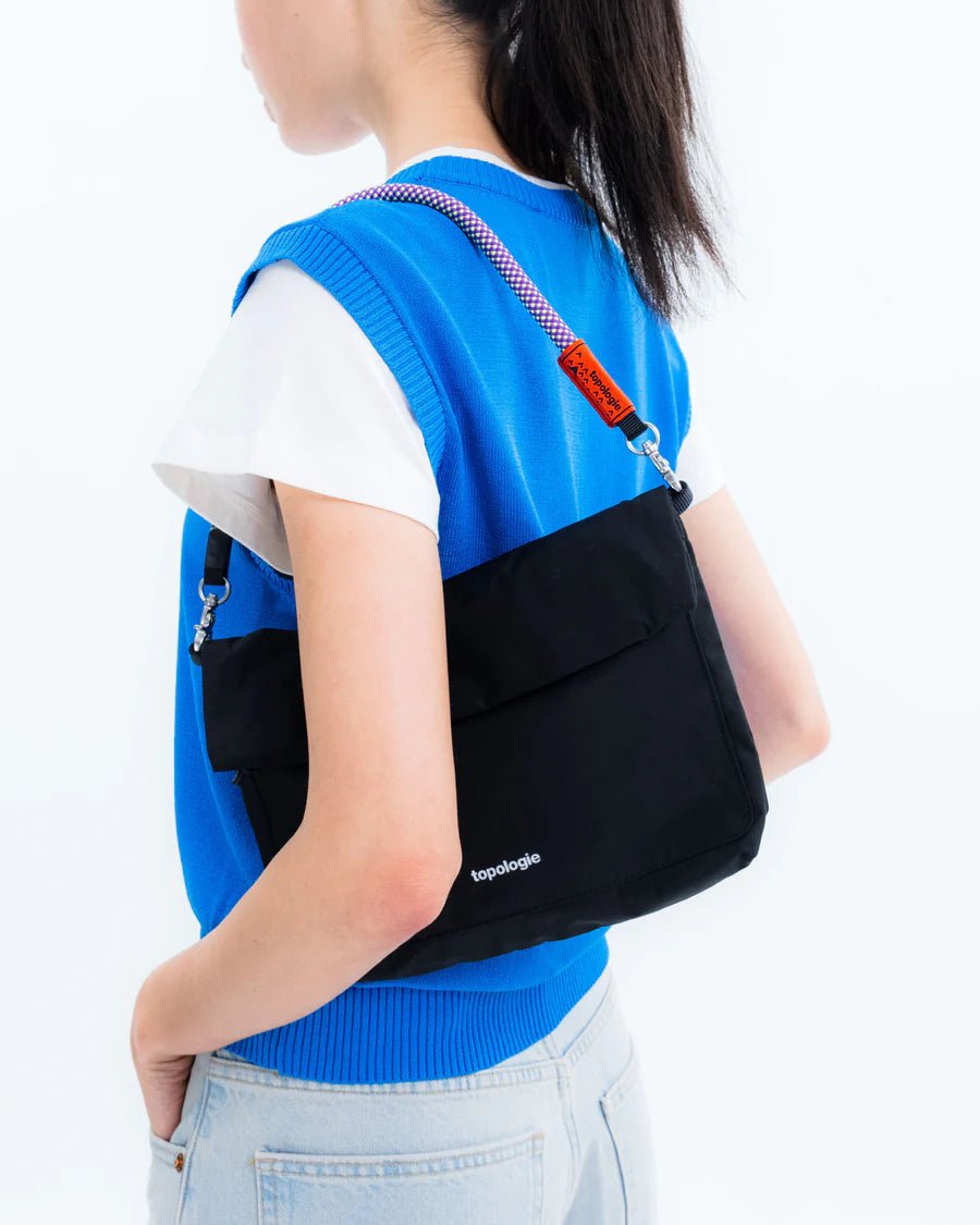 Topologie Wares Bags Musette Medium Black Tech Sateen - @dv