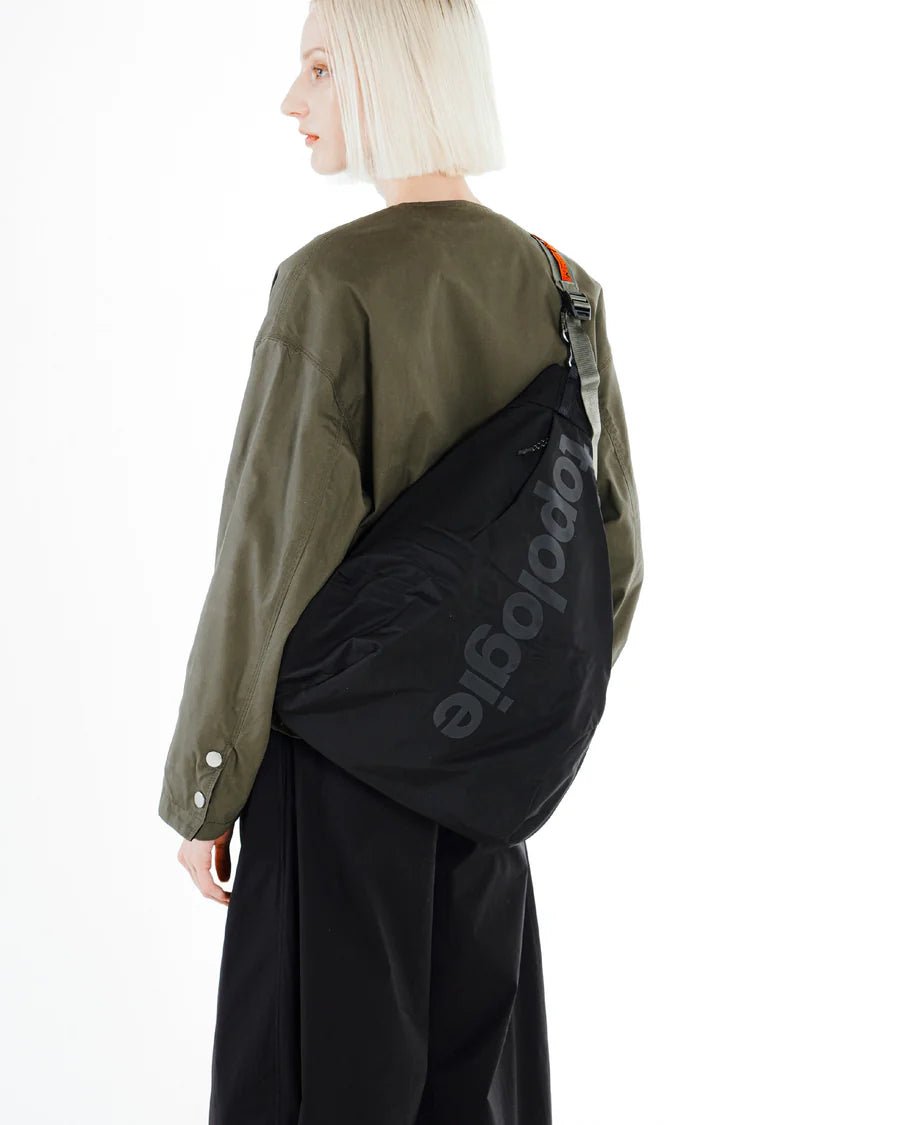 Topologie Wares Bags Sling Messenger Large Black Tech Sateen - @dv