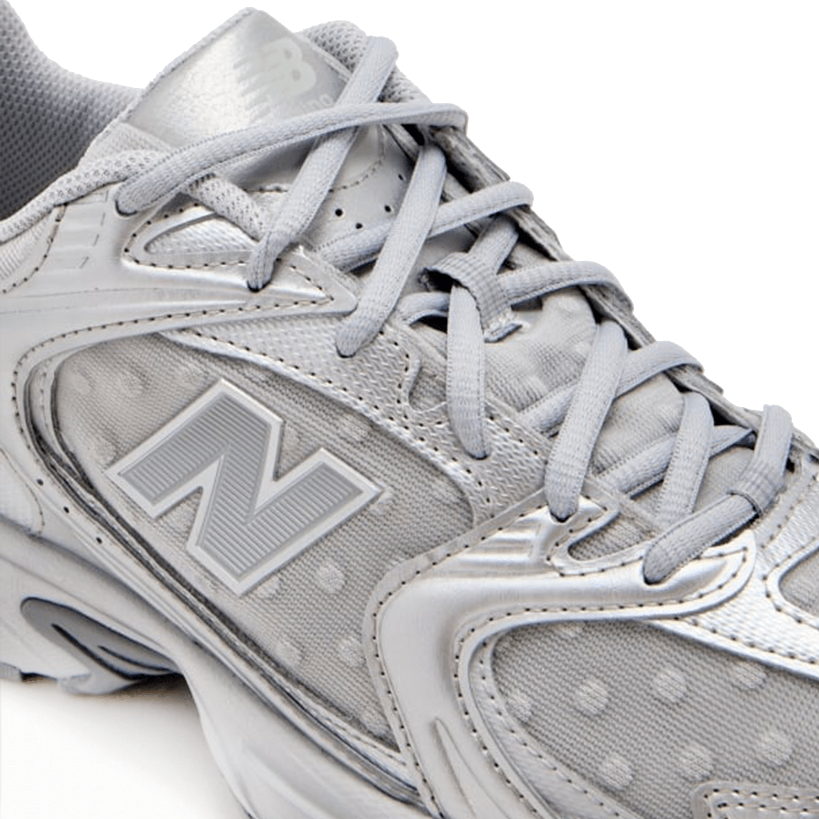 New Balance 530 Silver Metallic Raincloud Polka Dots - @dv