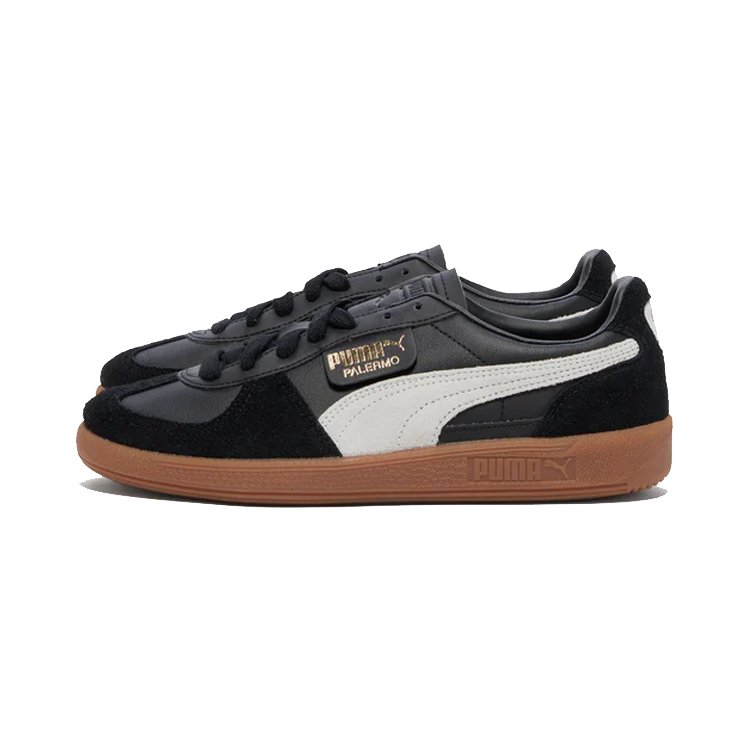 PUMA Palermo Black/White Lthr - @dv