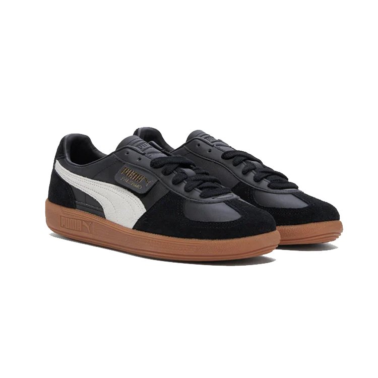 PUMA Palermo Black/White Lthr - @dv