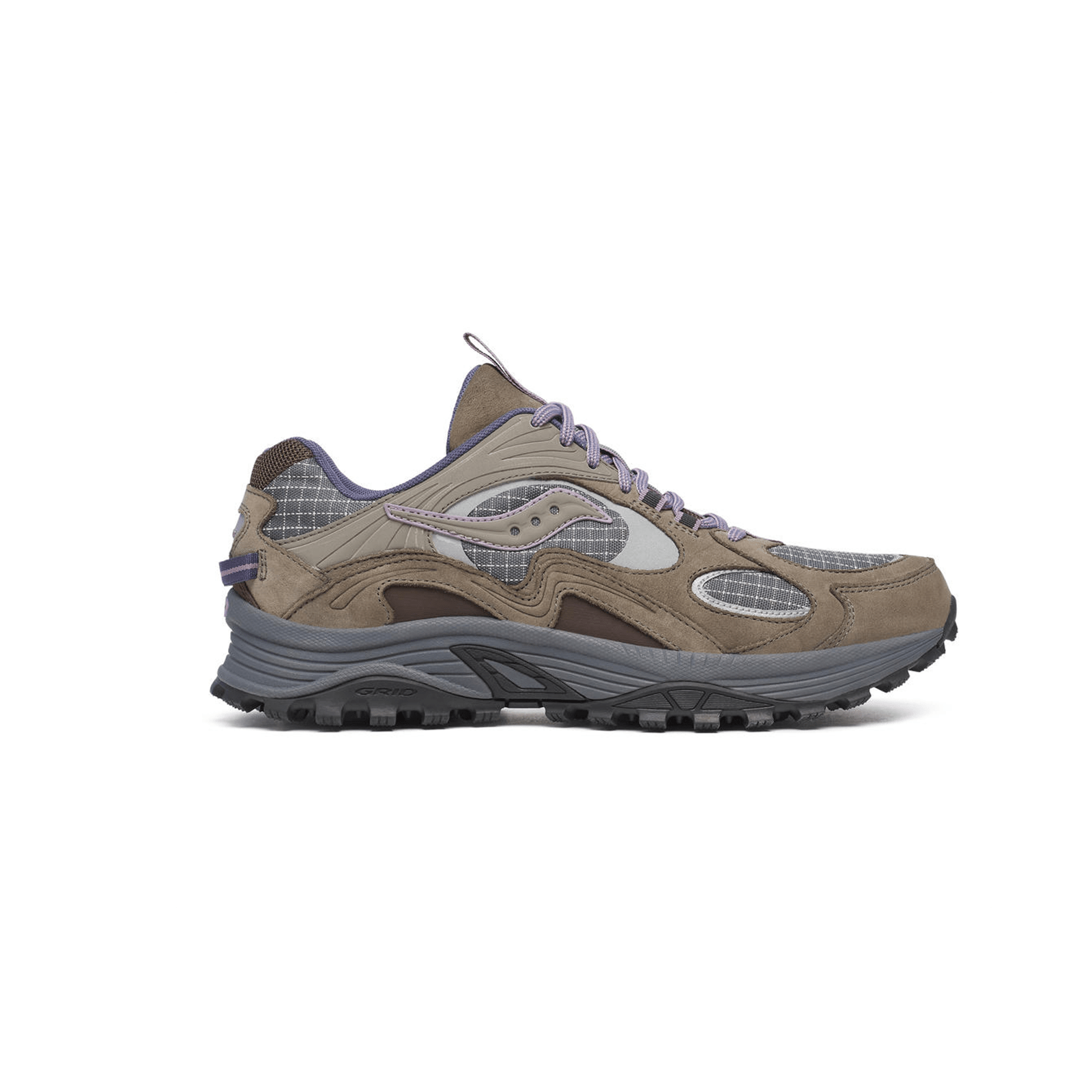 Saucony Grid Aura X Unisex Dark Grey/Mud - ADV Store
