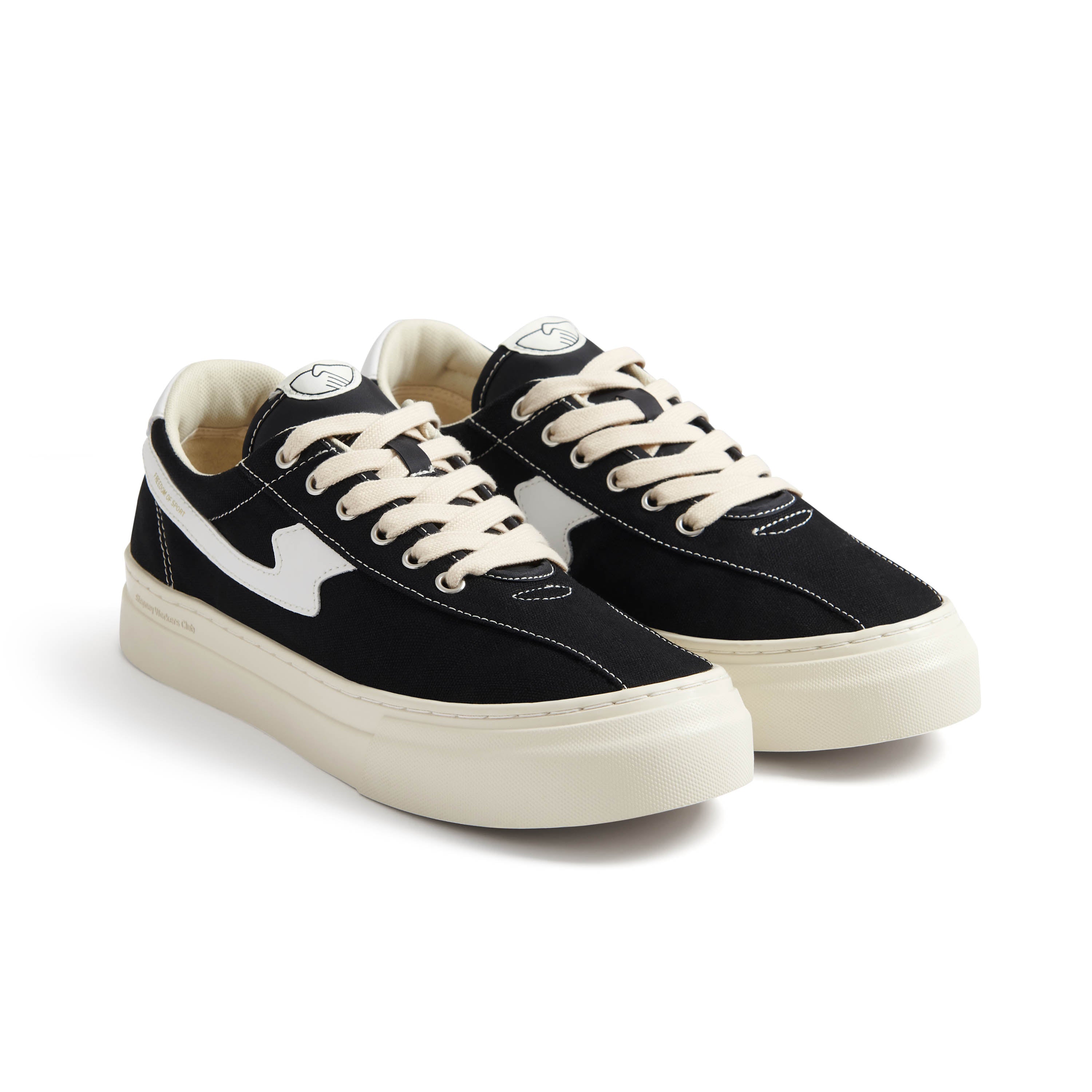 Stepney Workers Club Pearl S - Strike Suede Black/White - @dv