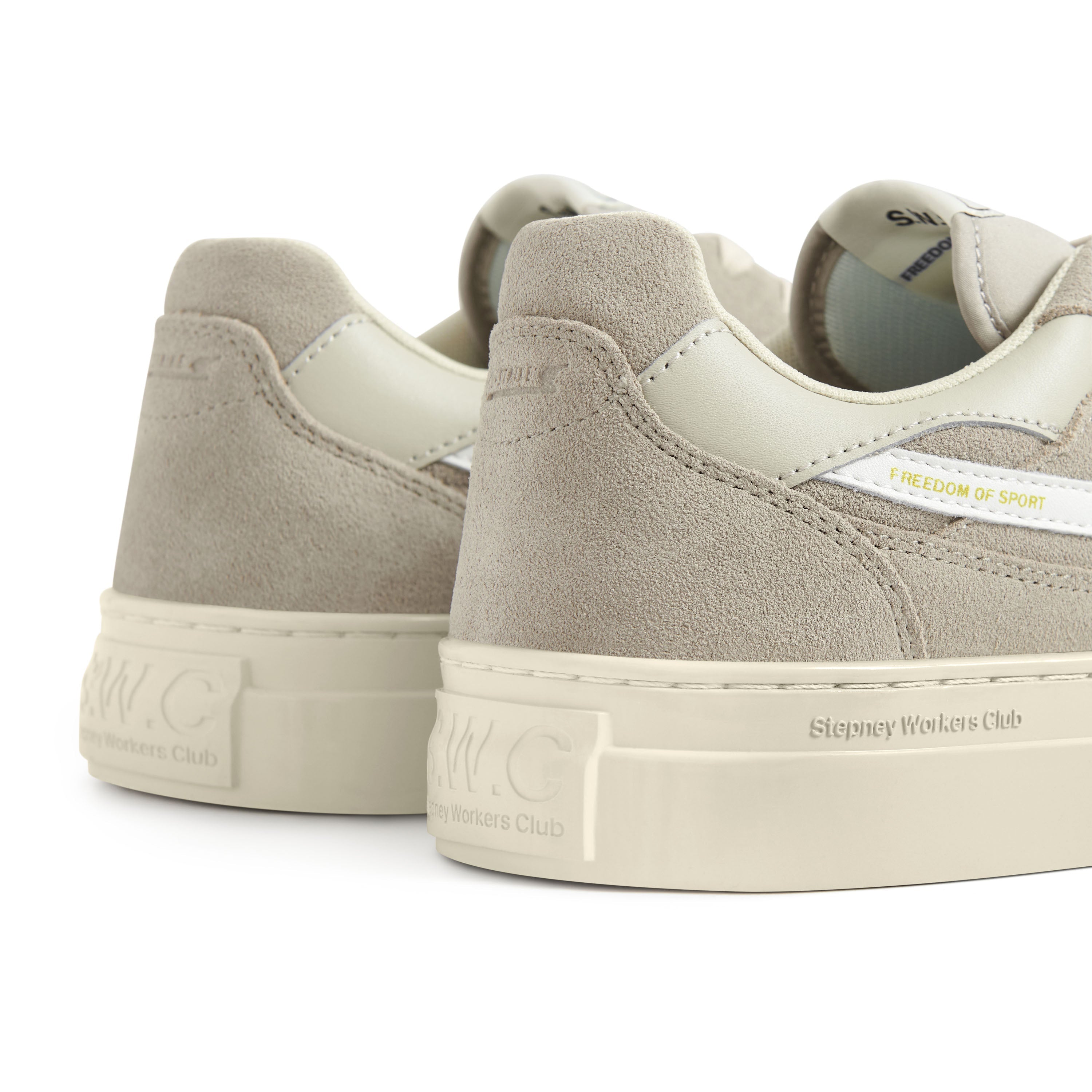 Stepney Workers Club Pearl S - Strike Suede Grey/White - @dv