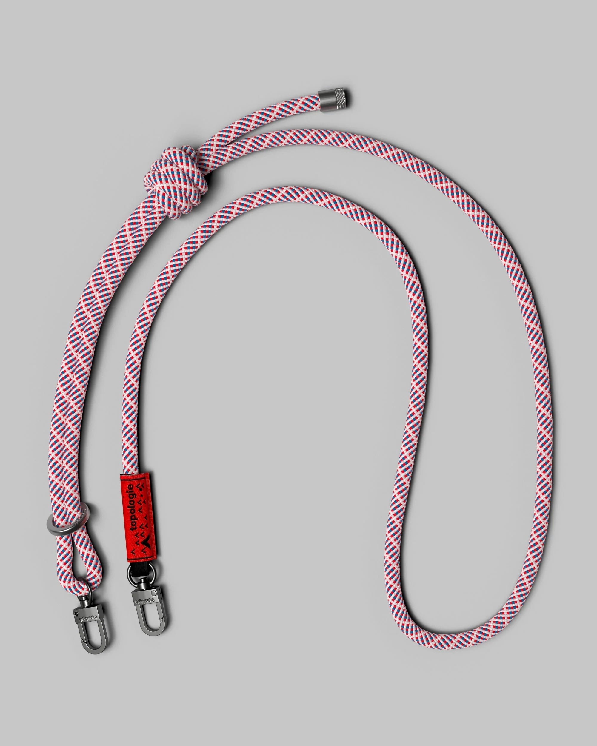 Topologie 8.0mm Strap Red White Blue Lattice - ADV Store