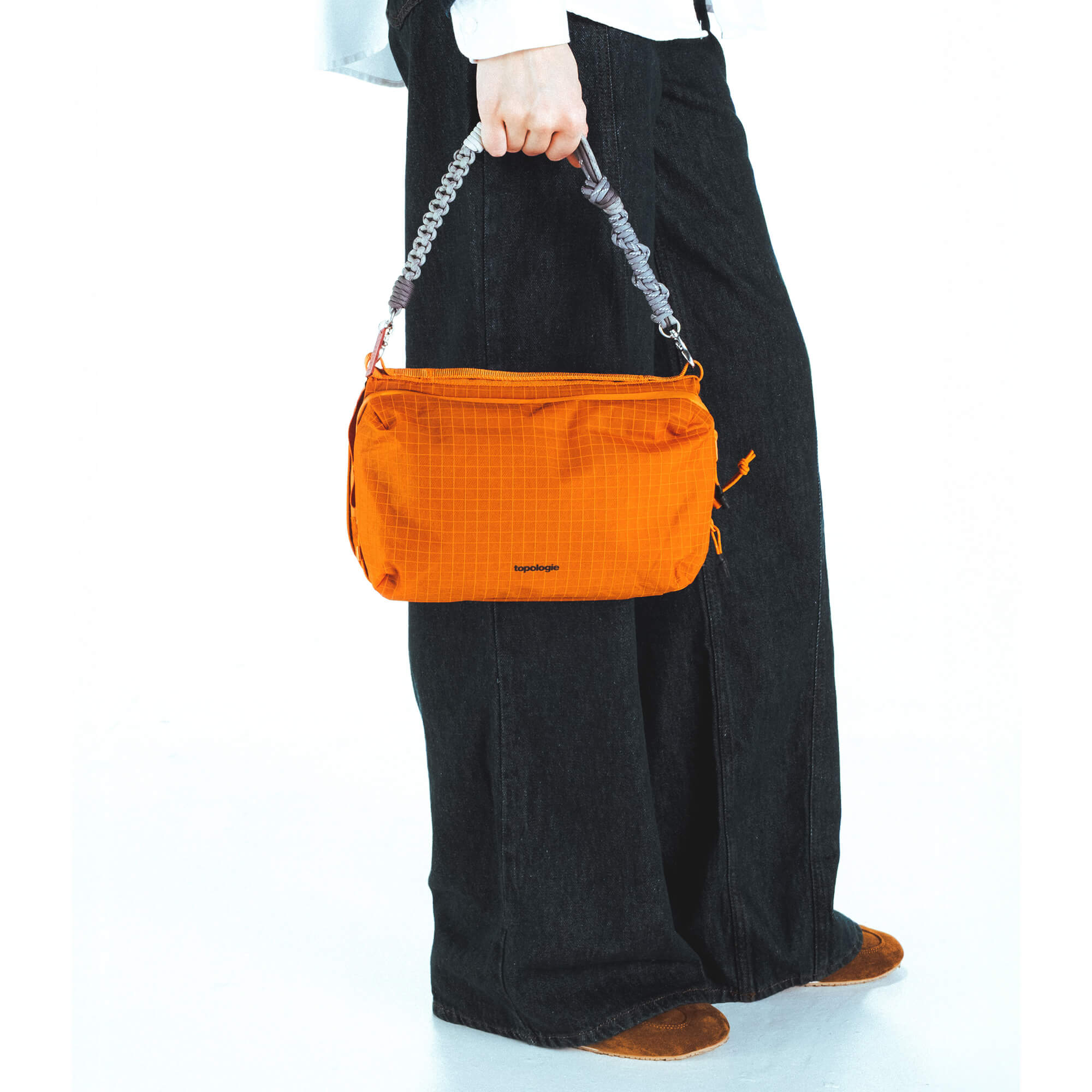 Topologie Bottle Sacoche Large Burn Orange Glazed Ripstop - ADV Store