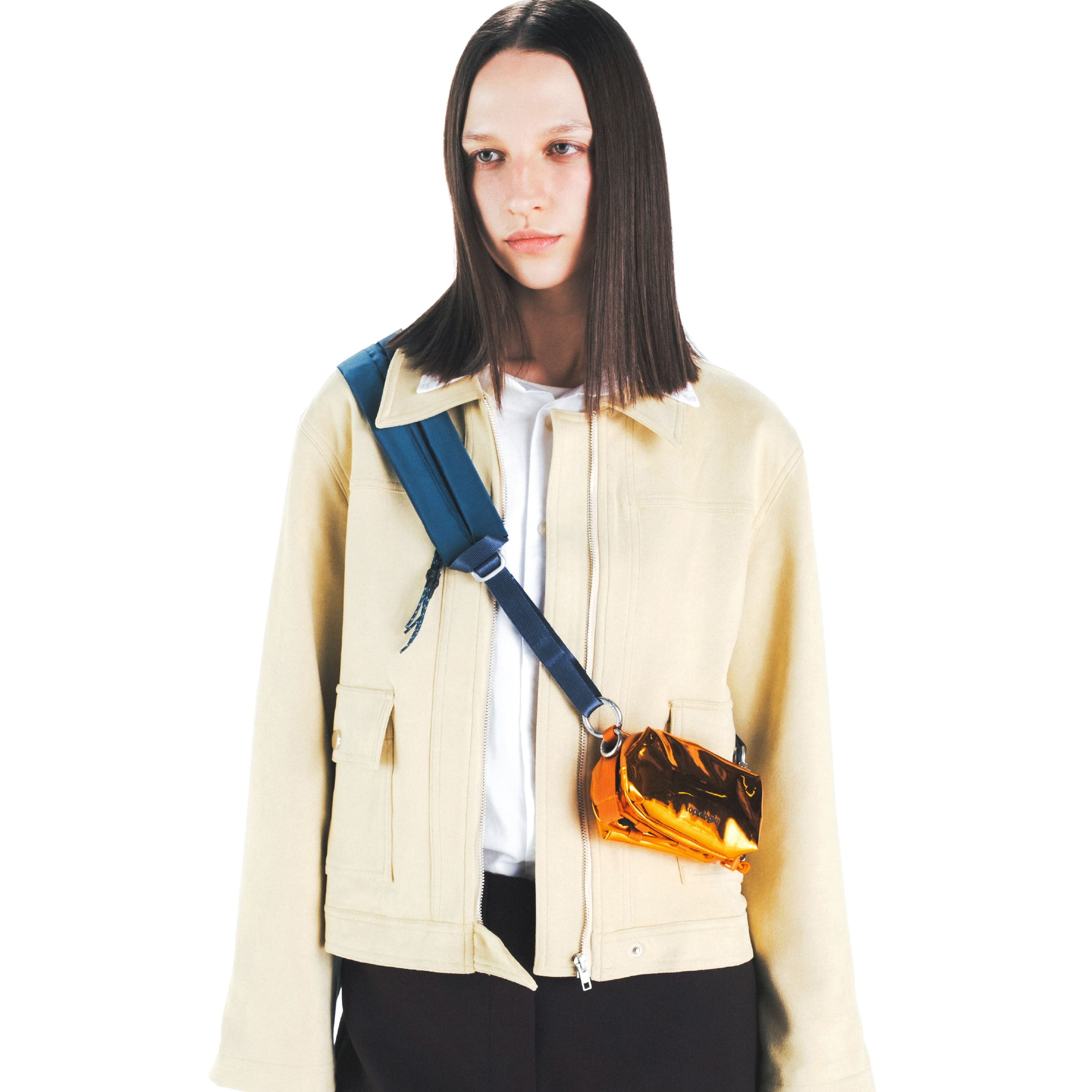 Topologie Mini Bottle Sacoche Orange Metallic - ADV Store