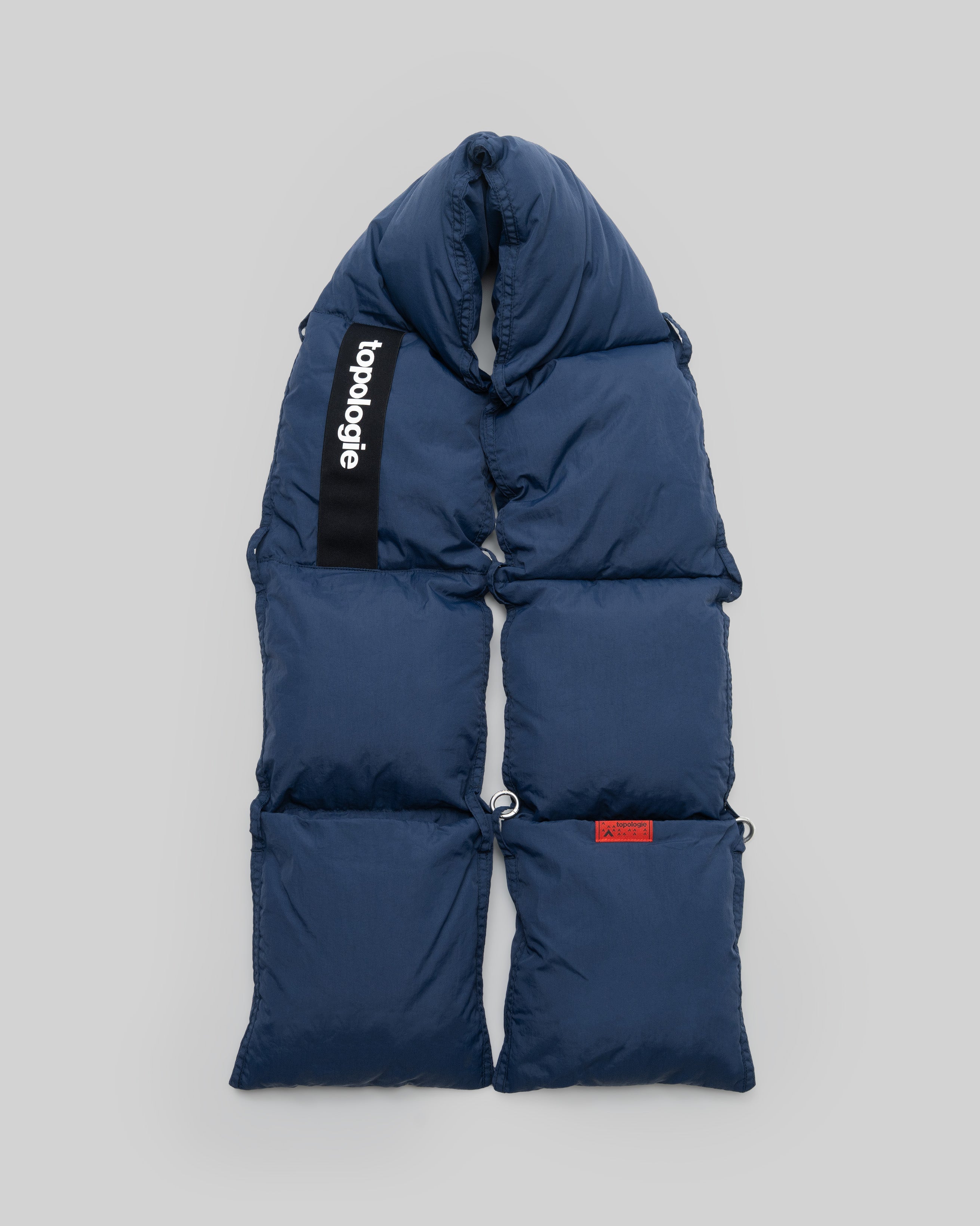 Topologie Puffer Scarf Marine Blue - @dv