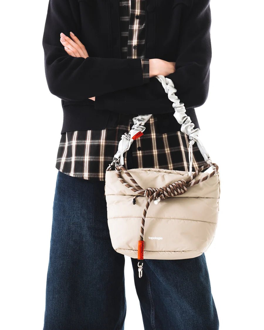 Topologie Wares Bags Besace Taupe Puffer - @dv