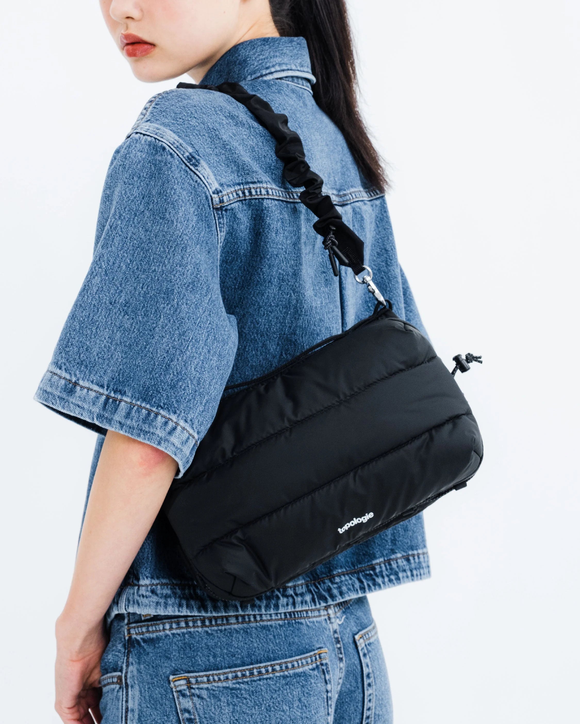 Topologie Wares Bags Bottle Sacoche Large Black Puffer - @dv