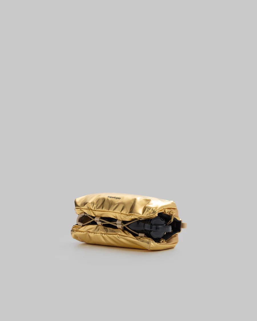 Topologie Wares Bags Bottle Sacoche Medium Gold Metallic - @dv