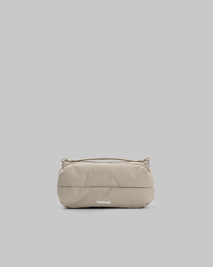Topologie Wares Bags Bottle Sacoche Medium Taupe Puffer - @dv