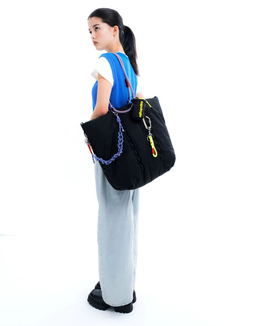 Topologie Wares Bags Cloud Tote Black Tech Sateen - @dv