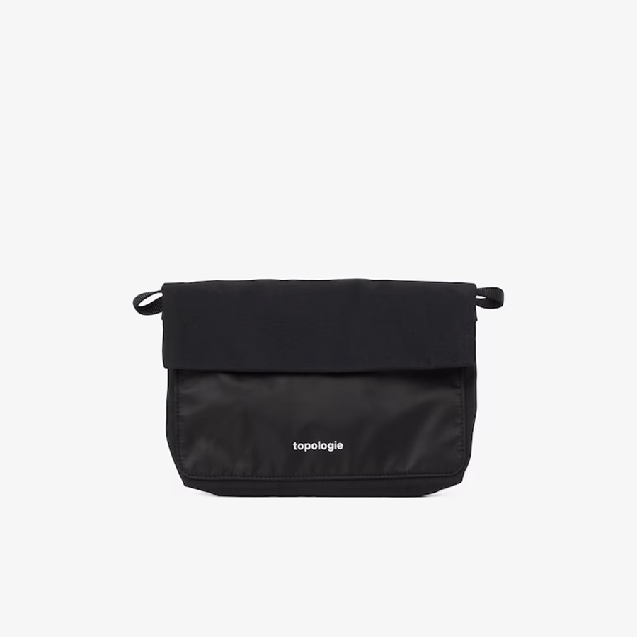 Topologie Wares Bags Musette Small Black Tech Sateen - @dv