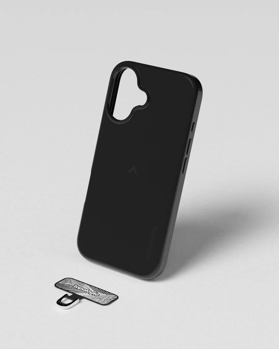 Topologie Wares Phone Cases Solid Black iPhone 16 - @dv