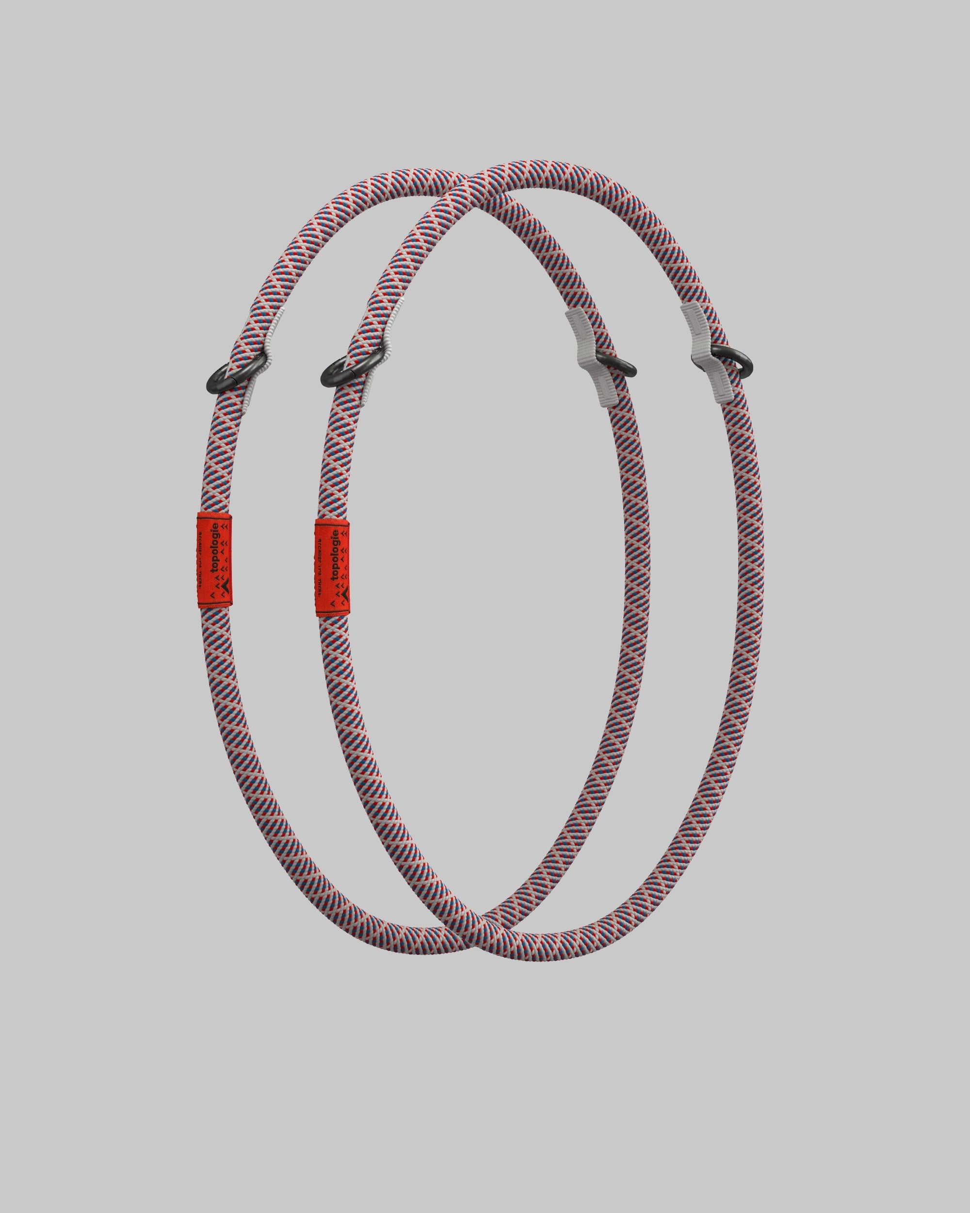 Topologie Wares Straps 10mm Rope Loop Red White Blue Lattice - @dv