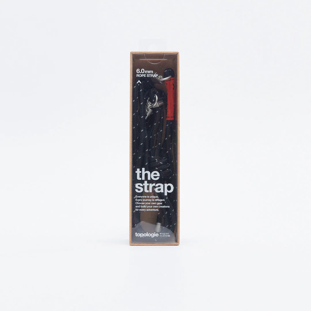 Topologie Wares Straps 6.0mm Rope Strap Black Reflective - @dv