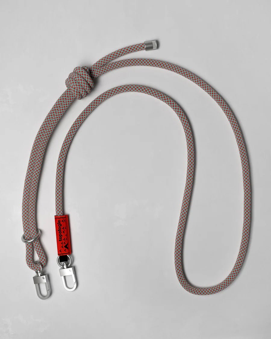 Topologie Wares Straps 8.0mm Rope Strap Grey / Red / Blue Lattice - @dv