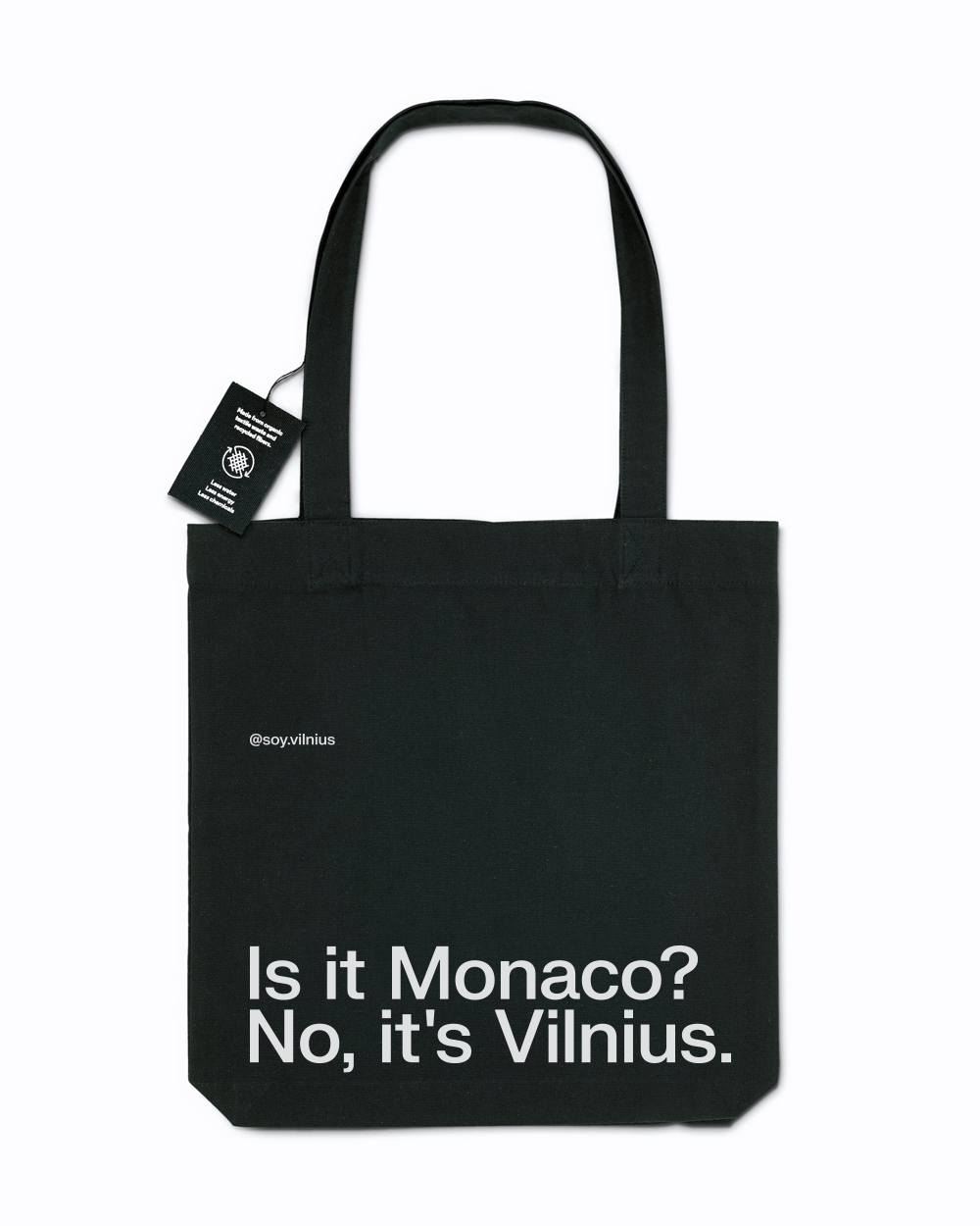 Tote Bag Is It Monaco? No, It's Vilnius - @dv